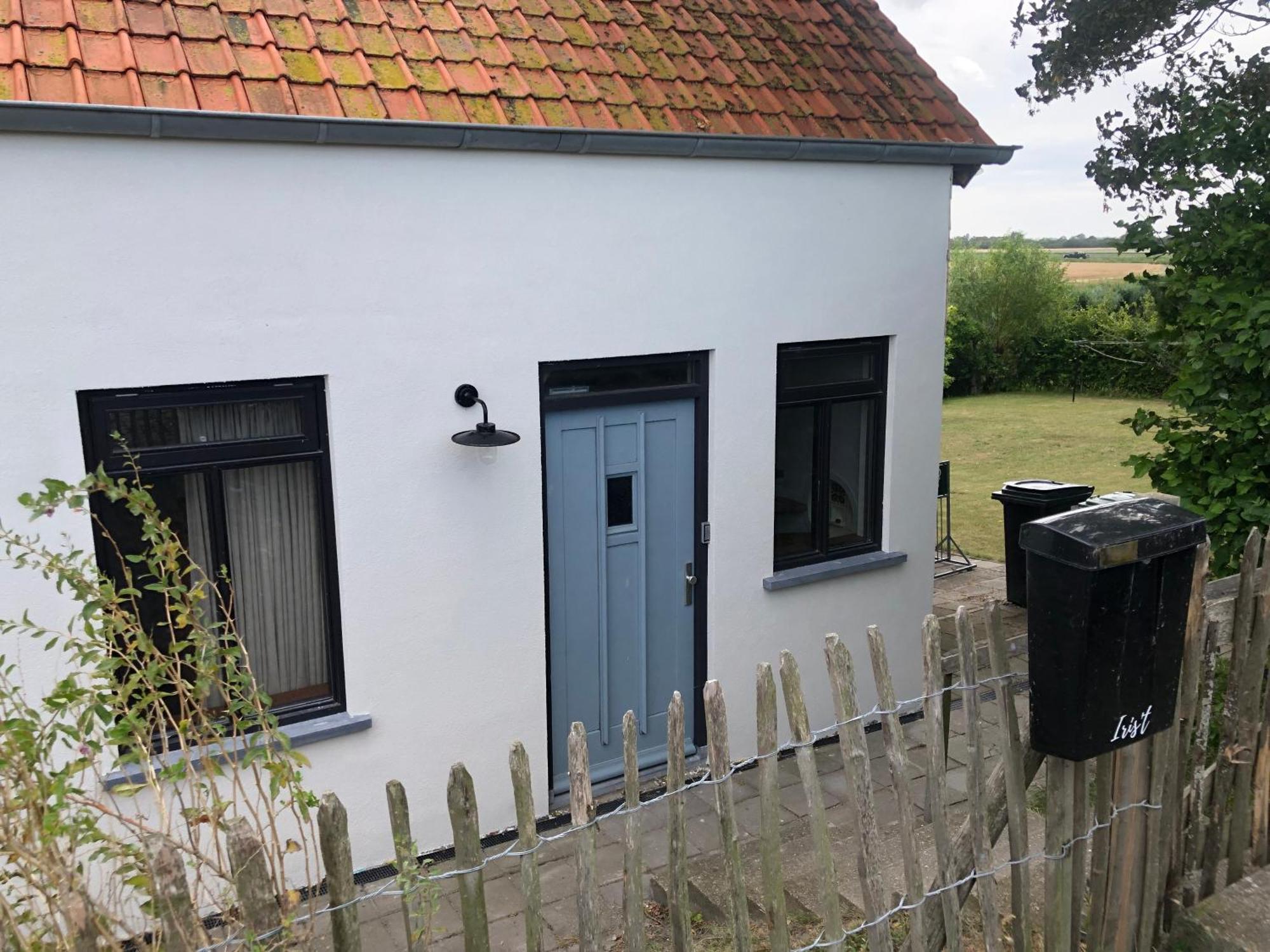 Iris'T; Dijkhuisje In De Polders Van Groede. Villa Bagian luar foto